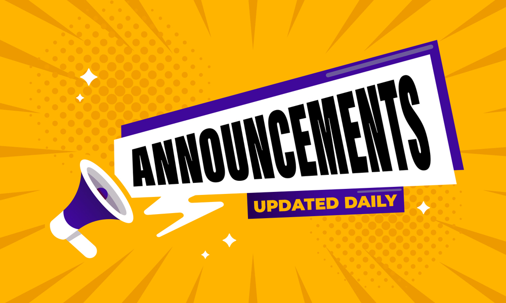 Daily Announcements