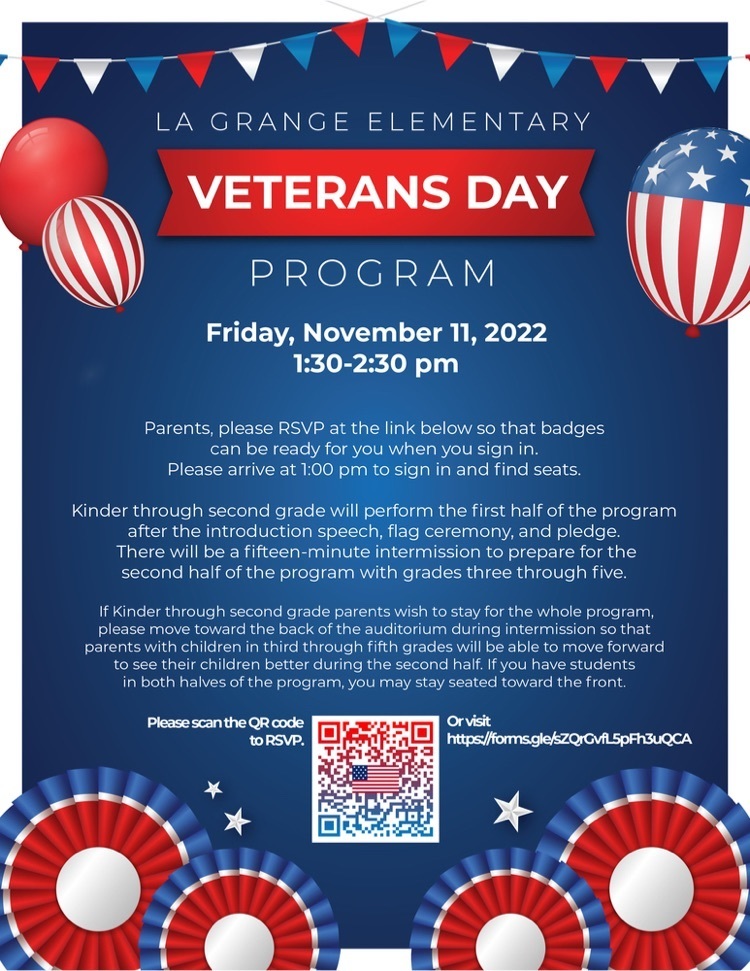 Veteran's Day Program 2022 Information