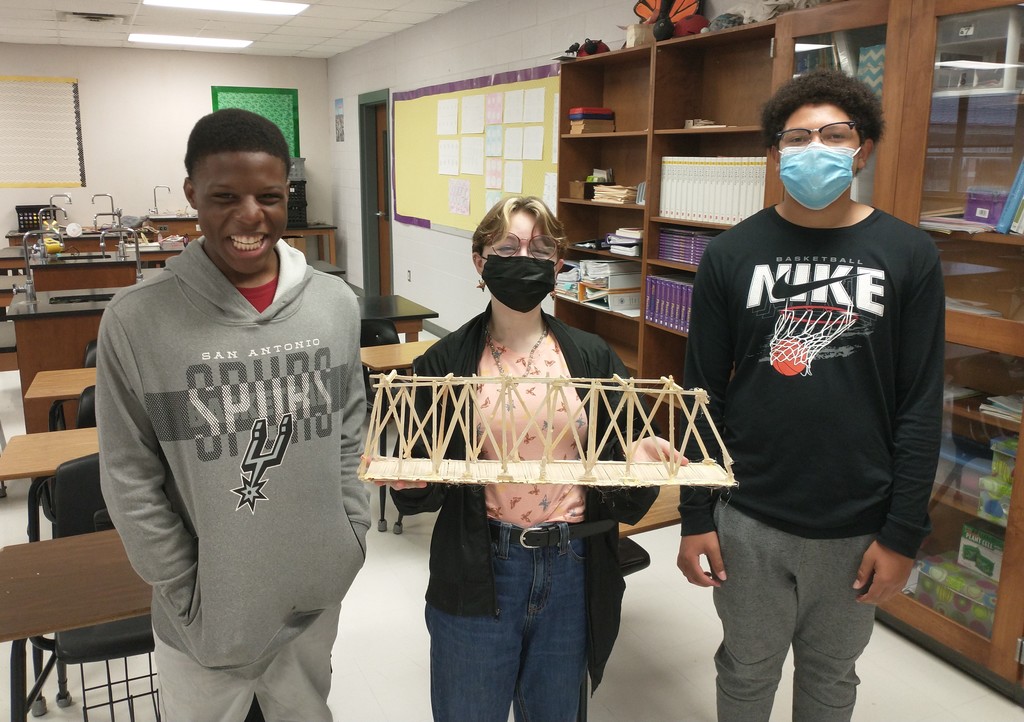 This bridge held over 60 pounds!