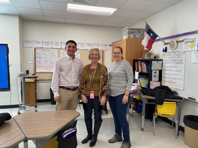 Justin Fierro -HS Teacher,   Pam Keilers- MS/HS Library and Amy McCord -Elem. Library presenting at Mini Conferences on February 18th.  All three sharing  valuable information  regarding Tex Quest opportunities for all  campuses.