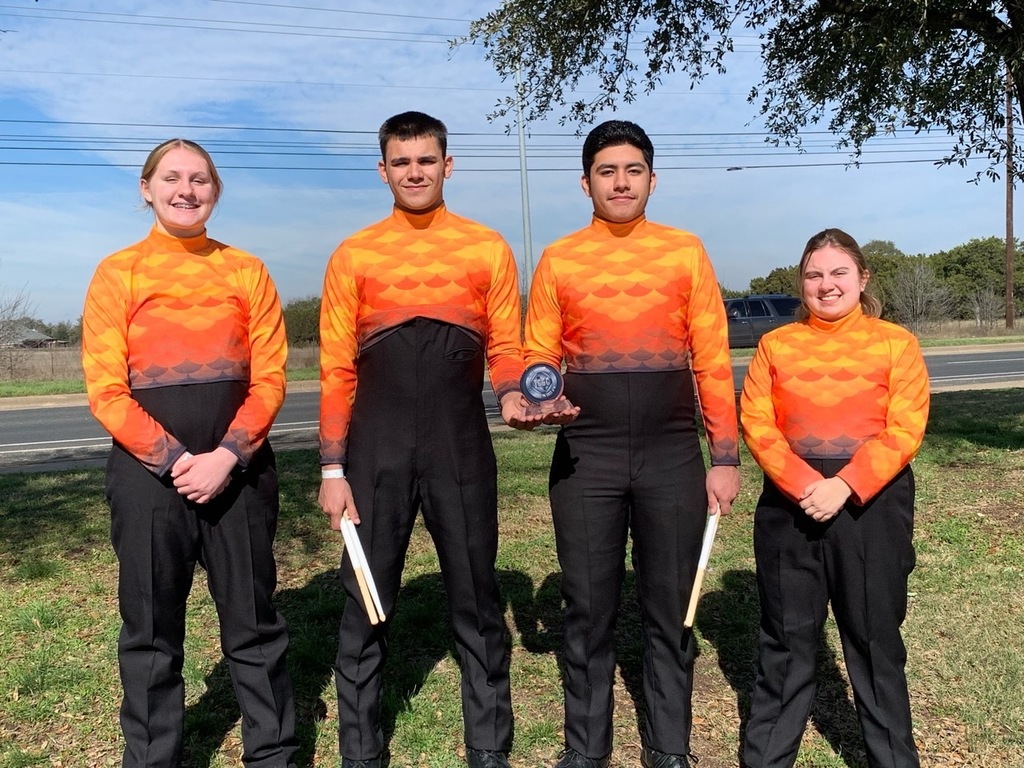 Indoor Percussion Section Leaders, Akins HS, 2023